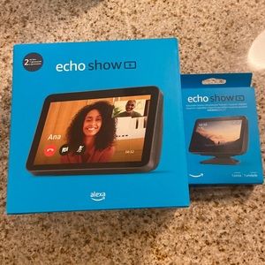 Echo Show 8 with adjustable stand